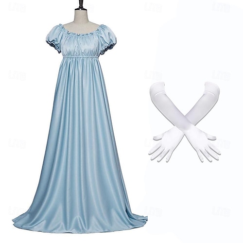 Victorian Medieval Renaissance Prom Dress Celtic Dress Regency Inspired Dress Princess Queen Plus Size Solid Colored Fancy Dress Women's Royal Carnival Party Halloween Adults' Dress Gloves 2026 - 35.99 Victorian Medieval Renaissance Prom Dress Celtic Dress Regency Inspired Dress Princess Queen Plus Size Solid Colored Fancy Dress Women's Royal Carnival Party Halloween Adults' Dress Gloves 2026 - 35.99