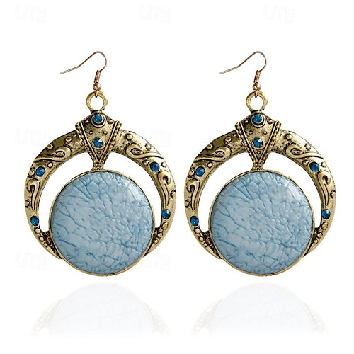 1 paire Boucle d'Oreille Pendantes For Femme Soirée Cadeau Rendez-vous Alliage Le style rétro Mode
