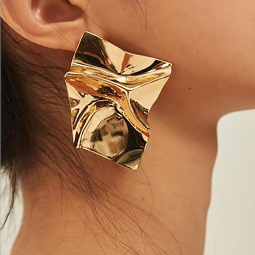 1 paire Boucles d'oreille Clou For Femme Soirée Cadeau Rendez-vous Alliage Fantaisie Mode