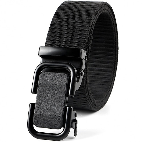 

Men's Nylon Belt Outdoor Belt Waist Belt Black Navy Blue Nylon Adjustable Heavy-Duty Plain Outdoor Daily