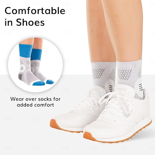  1 Pair Neuropathy Socks for Women and Men - Toeless Compression Socks Foot Neuropathy Socks, Peripheral Neuropathy Socks, Diabetic Neuropathy Socks, Arthritis Sock
