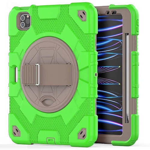 Scrivi In Piedi Custodia Antiurto Per IPad 7a/8a/9a Generazione Con Maniglia E Supporto - Ideale Per Bambini Custodia Heavy Duty Ipad - Foto 10