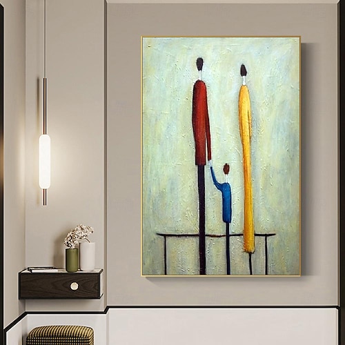  Mintura handgefertigte Ölgemälde mit abstrakter Figur auf Leinwand, Wandkunst, Dekoration, modernes Bild für die Inneneinrichtung, gerolltes, rahmenloses, ungedehntes Gemälde