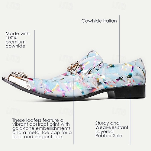 herrloafers och slip-ons formella skor finskor läder italienskt fullnarvat nötskinn bekväma halkfria loafers ljusblå