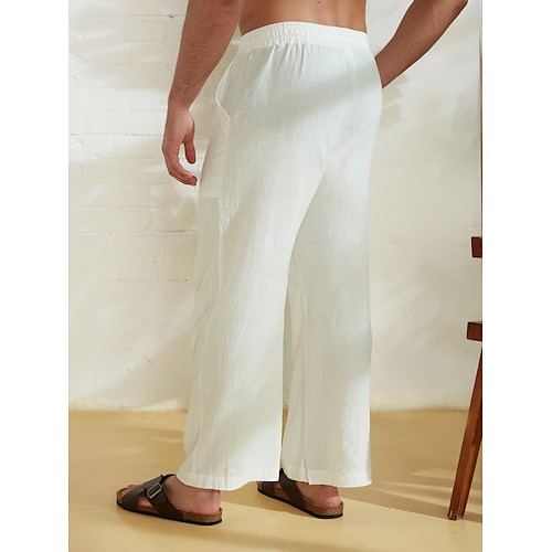  Herr Kokosnötsträd Grafiska tryck Långbyxor Sommarbyxor Strandbyxor Medium Midja Streetwear Hawaiisk Designer Ledigt Dagligen Helgdag Snörning Elastisk midja 3D-utskrift Vår & sommar Het stämpling