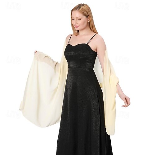 Chiffon Shawl and Scarf -Women s Lightweight Shawls and Wraps for Evening Dresses Wedding