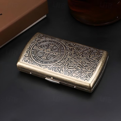 team pistol cigarette case Vintage Style Metal Cigarette Case, Multiple Designs, Unique Creative Holder(Can  Accommodate 12 Cigarettes) 2026