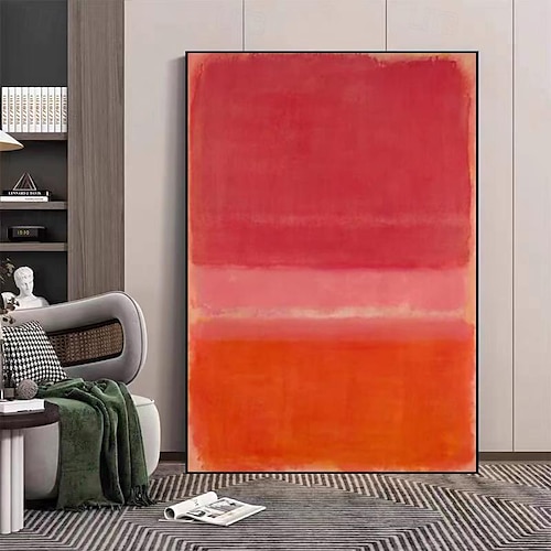  decorazione da parete moderna mark rothko dipinto a mano tela rothko arte astratta design d'interni arte minimalista pittura decorazione per la casa cornice tesa pronta da appendere