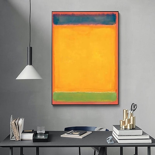  decorazione da parete moderna mark rothko dipinto a mano tela rothko arte astratta design d'interni arte minimalista pittura decorazione per la casa cornice tesa pronta da appendere