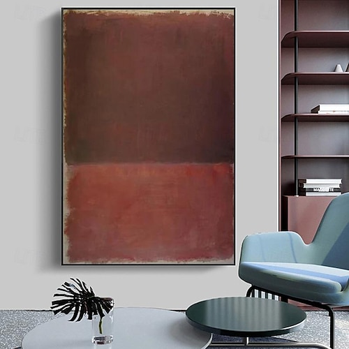  decorazione da parete moderna mark rothko dipinto a mano tela rothko arte astratta design d'interni arte minimalista pittura decorazione per la casa cornice tesa pronta da appendere