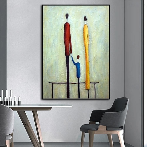  Mintura handgefertigte Ölgemälde mit abstrakter Figur auf Leinwand, Wandkunst, Dekoration, modernes Bild für die Inneneinrichtung, gerolltes, rahmenloses, ungedehntes Gemälde