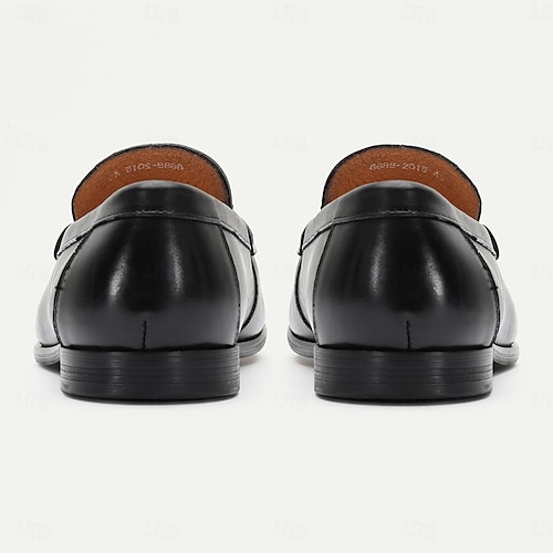  Per uomo Mocassini e Slip-Ons Penny Loafers Mocassini Classici Di pelle Pelle bovina pieno fiore italiana Comodo Antiscivolo Mocassino Nero