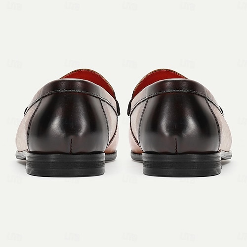  Atmungsaktive Loafer aus perforiertem Leder für Herren - Slipper aus hochwertigem Rindsleder für die Freizeit und den Business-Look