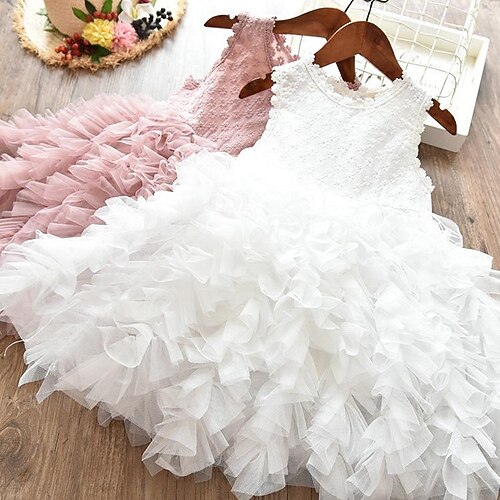 open lace back dress Multi Colored Flare Short Dress main image 1
