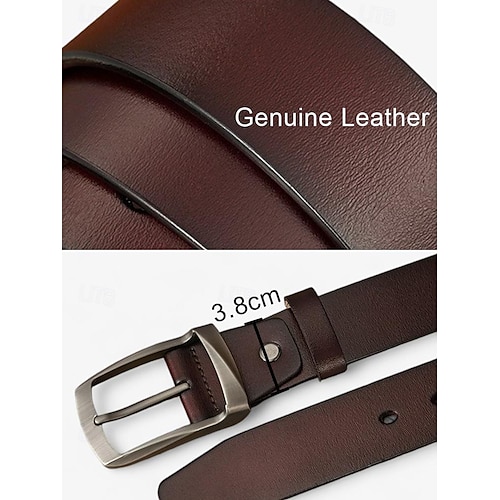  Homme Noir Marron Cuir véritable Mode du quotidien Vêtement décontracté