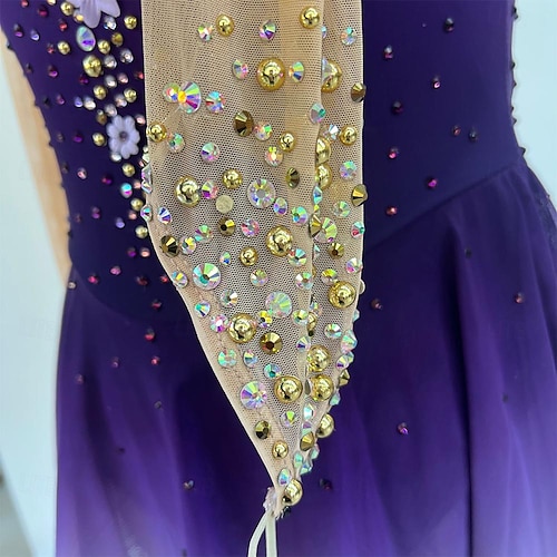 purple figure skating dress Ice Dresses for Women Competition Skating Dresses Custom 53  20 Figure Skating Dress Women's Girls'