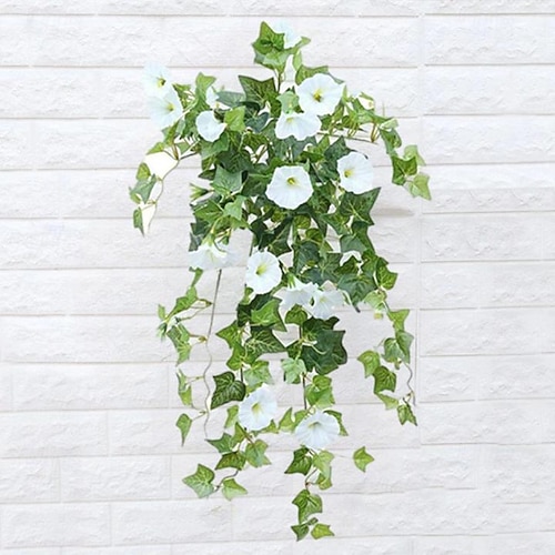 UV-Simulation knstlicher Prunkwinden, Simulation eines knstlichen  Blumenstraues  lichtbestndige Blumen fr drauen, knstliche Petunien,  realistische Hngepflanzen, Blumenranken, Garten- und Hofdekoration 2026 -  GBP 12.49