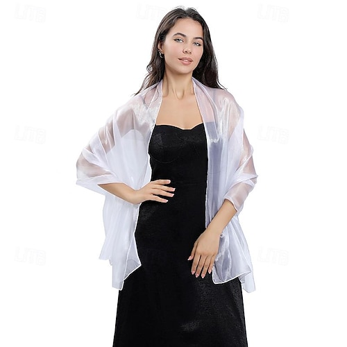 green emerald velvet dress Chiffon Shawl Os / Light-Blue