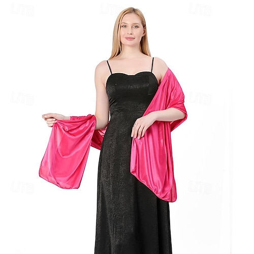 Silky Sheer Shawls and Wraps for Women Evening Dresses Soft Silky Wraps  Wedding Bridal Scarf 2026 - CAD $24.99