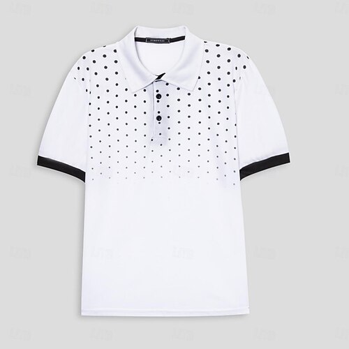 Men's Polo Shirt Golf Shirt Casual Daily Polo Collar Classic Short