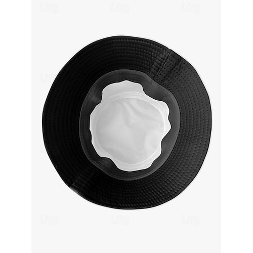  Men's Bucket Hat with Donut Peace Sign Graphic - Trendy Casual Sun Hat for Summer Outfits and Streetwear