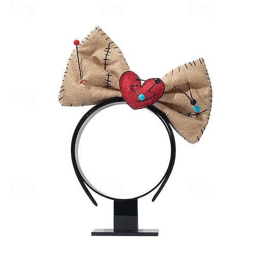 Costume De Poupée Vaudou Halloween - Set 2 Pièces (bandeau Et Collier) - Accessoire Déguisement Effrayant - 9
