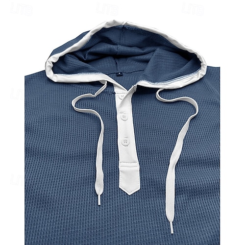 Men's Waffle Shirt Tank Top Undershirt Sleeveless Shirt