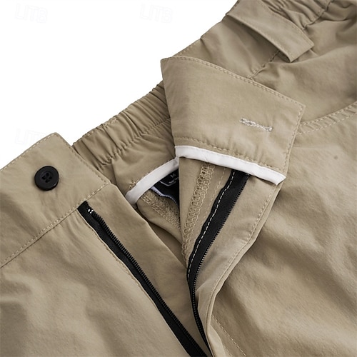  Herr Taktiska shorts Cargo-shorts Ficka med blixtlås Slät Vattentät Andningsfunktion Utomhus Dagligen Utekväll Mode Ledigt Svart Grön