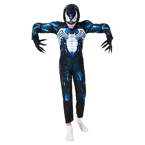 

Superhero Venom Costume Kid's Boys Girls' Scary Costume Party Halloween Masquerade Easy Halloween Costumes