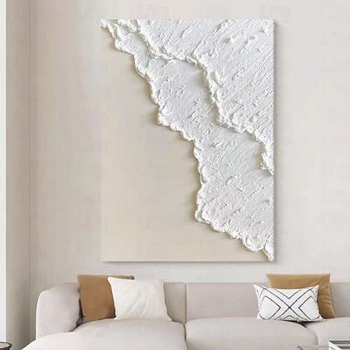 Beige Texture Wall Art Wabi-sabi Wall Art Solid Beige Minimalist Painting Large Beige Plaster Wall Art Beige Rippled 3D Texture Painting