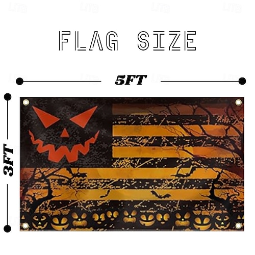  dekoracje na halloween flagi dynie jack o lantern flagi domów na zewnątrz trwała flaga maszt flagowy na zewnątrz baner dekoracja patio pochy