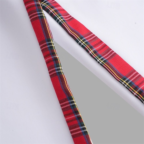  Hombre Pantalones de Deporte Persona que practica jogging Pantalones Correa Cintura elástica Pierna recta Plaid Retazos Comodidad Transpirable Navidad Diario Festivos Deportes Moda Negro Blanco