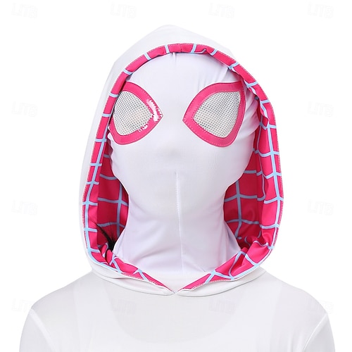  Spider Superhero Gwen Bodysuits Full Body Catsuit Kid's Adults' Women's Girls' Sexy Costume Party Carnival Easy Carnival Costume