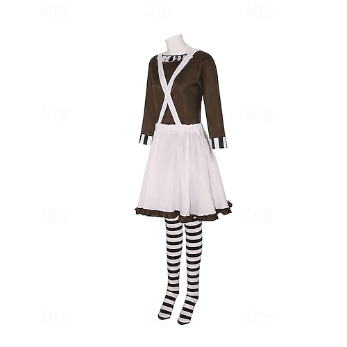  Charlie y la fábrica de chocolate Wonka Oompa Loompa Traje de cosplay Cosplay Cosplay de película for Hombre Mujer Adulto Carnaval Mascarada