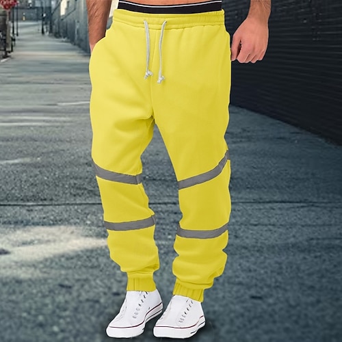 Men's Fleece Pants Sweatpants Joggers Trousers Casual Pants