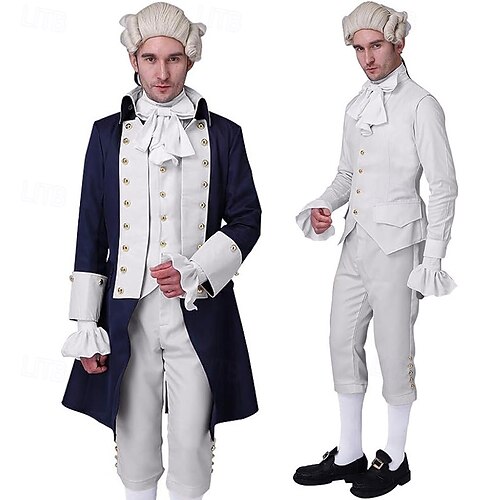 Gilet Costume Victorien Steampunk Gothique – Brocart Double Boutonnage – Pour Mariage, Fête, Cosplay