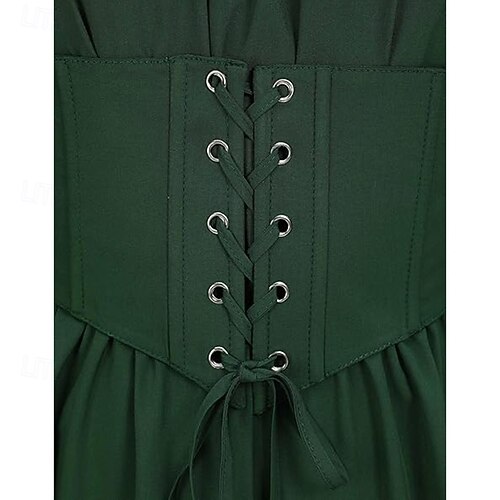 Cintura Corsetto Elastica Donna Con Lacci – Fascia Vita Larga In Pelle PU E Velcro, Nero (Vita 60-80 Cm)