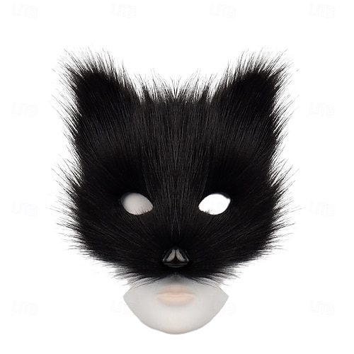 Fascia Per Capelli Con Orecchie Da Animale E Coda Abbinata. Set Per Travestimenti: Elefante, Cane, Giraffa, Tigre, Dalmata, Scimmia, Leone, Mucca, Zebra, Volpe, Lupo. Per Feste E Halloween. - 2