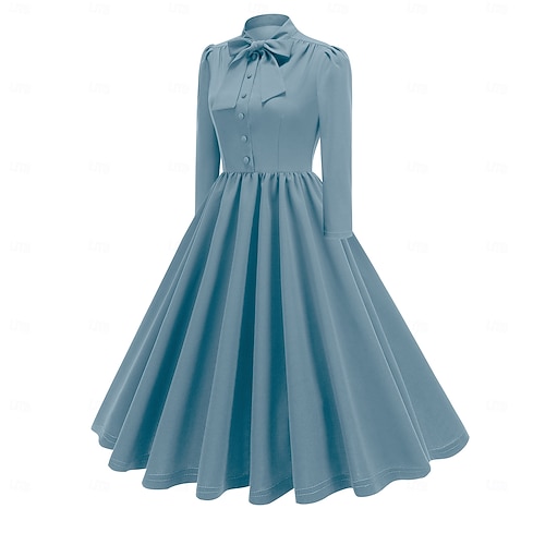 1950s Retro Vintage Dress Swing Dress Flare Dress Fit & Flare Swing Round Neck Fancy Dress Women's Carnival New Year Masquerade Casual Daily Bachelorette Party Adults' Dress 2026 - $35.99 1950s Retro Vintage Dress Swing Dress Flare Dress Fit & Flare Swing Round Neck Fancy Dress Women's Carnival New Year Masquerade Casual Daily Bachelorette Party Adults' Dress 2026 - $35.99
