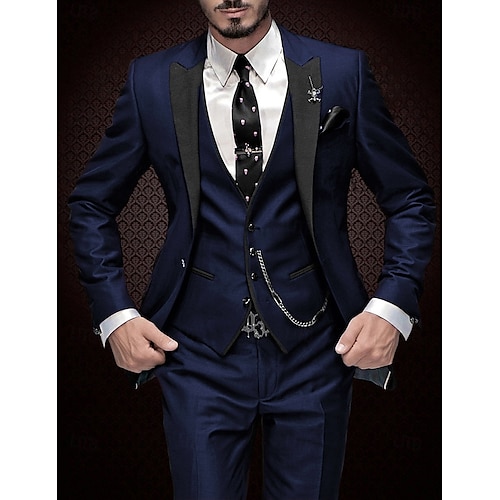  costume de bal pentru bărbați gri burgundă costume de petrecere de nuntă smoking 3 piese de culoare solidă afaceri zilnice plus marimea un singur piept cu un singur buton