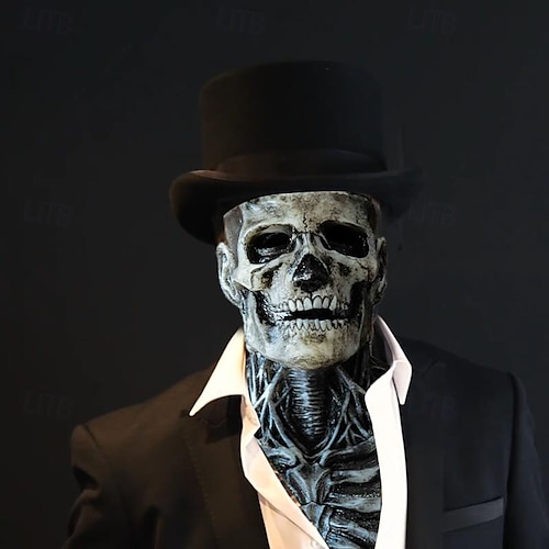  halloween maska lebky rezident zlo horor děsivý realistický halloween maska pro dospělé kostýmy maska lebky indie stanice démon zombie maska kostry
