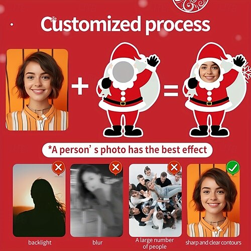  Irregular Christmas Cushions & Pillows Personalized Gift Photo Gingerbread Custom Gift Ideas in Various Sizes with Insert