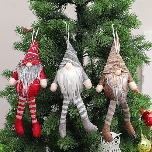  Christmas Gnome Advent Calendar 2024, 24 Pieces Gnome Decor Ornaments Christmas Countdown Xmas Advent Calendar,Dwarf Ornaments , Christmas Vacation Advent Calendar Ornament for Kids