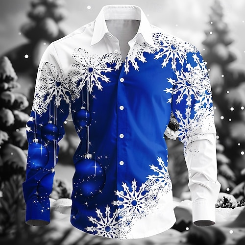white christmas dresses Festivity Red Shirt | Men's Christmas Shirt main image 1