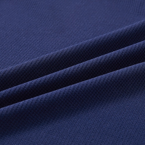  Herr Våffelpikétröjor Quarter Zip Polo Utomhus Casual Fjärdedels blixtlås Långärmad Mode Modern Ensfärgat Stickat Vår & Höst Standardpassform Marinblå Mörkgrön Orange Ljusgrå Våffelpikétröjor
