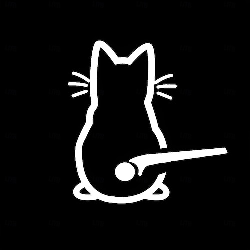  かわいい子猫猫車のフロントガラスワイパーアートステッカー装飾愛らしい動物猫壁画アートデカール車のリアワイパー用