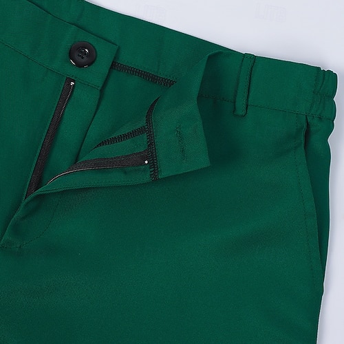  St. Patrick 2026 Irish Carnival Blouse / Shirt Outfits Tailcoat Retro Vintage Rococo Victorian Adults' Men's Carnival Mardi Gras St. Patrick's Day Party Performance Masquerade Easy Carnival Costume