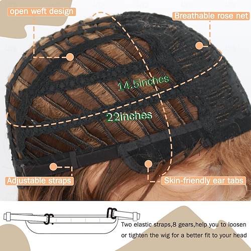 Layered Wig Short Pixie Cut Wig for Women Short Layered  display picture 1