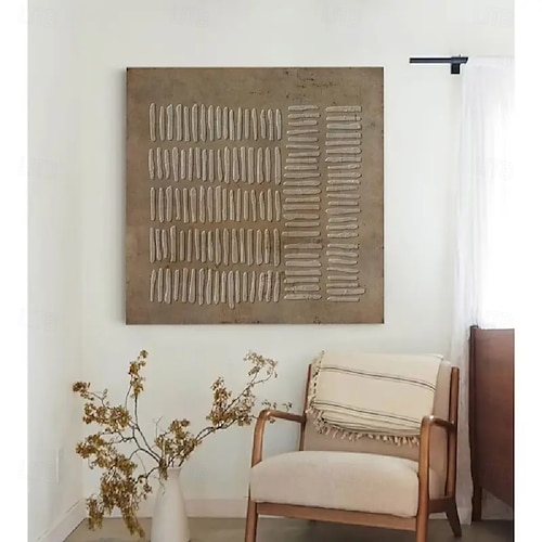  große abstrakte Leinwandkunst, graues minimalistisches abstraktes Gemälde, nordisches abstraktes Gemälde, abstraktes Gemälde fürs Wohnzimmer, abstrakte Wandkunst im Boho-Stil