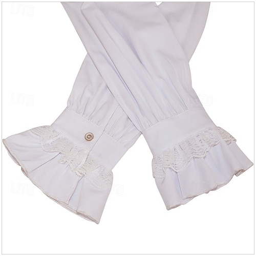  St. Patrick 2026 Irish Carnival Blouse / Shirt Outfits Tailcoat Retro Vintage Rococo Victorian Adults' Men's Carnival Mardi Gras St. Patrick's Day Party Performance Masquerade Easy Carnival Costume